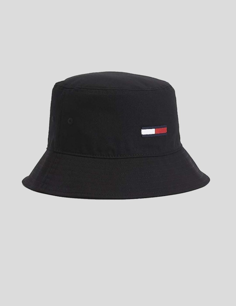 Gorro TOMMY JEANS tjm flag bucket black